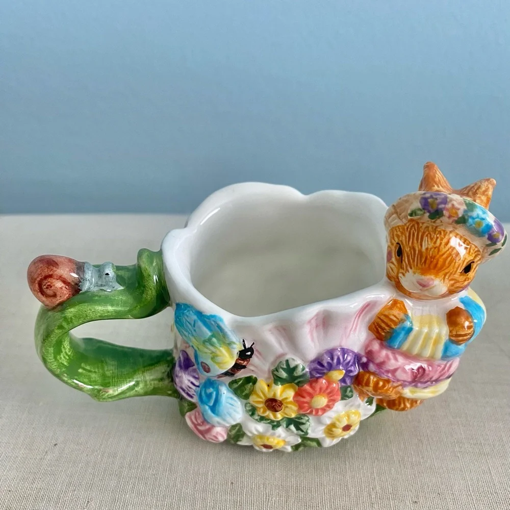 Bunny Rabbit Garden Party Vintage Tea Set